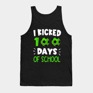 I Tackled 100 Days of School Football 100th Day Teacher Tank Top